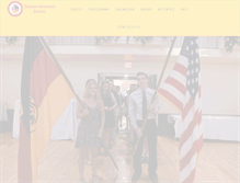 Tablet Screenshot of german-american-school.org